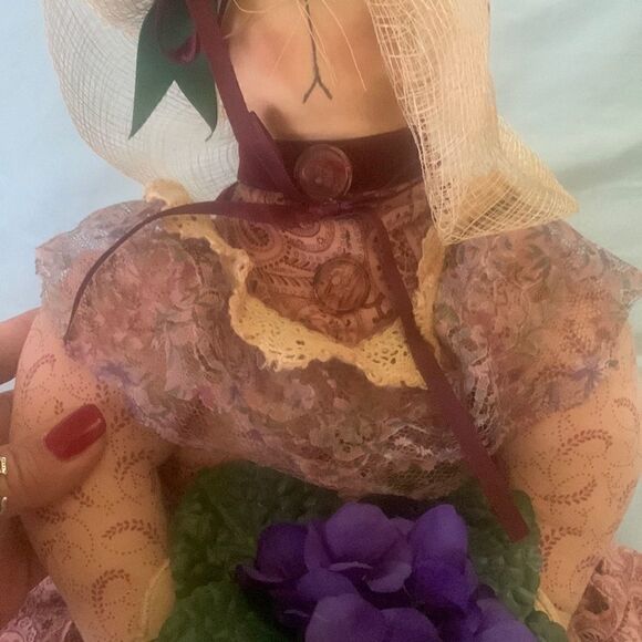 Vintage Muslin Cat Handmade Calico Cotton 27” Long - Picture 6 of 12